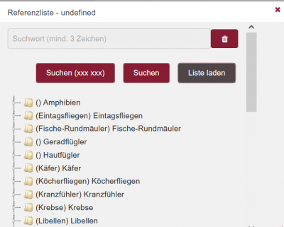 Beispiel Referenzliste